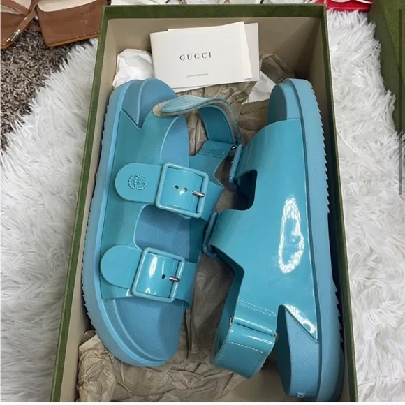 🐳☀️Gucci mini Double G sandals☀️🐳 - Picture 3 of 5